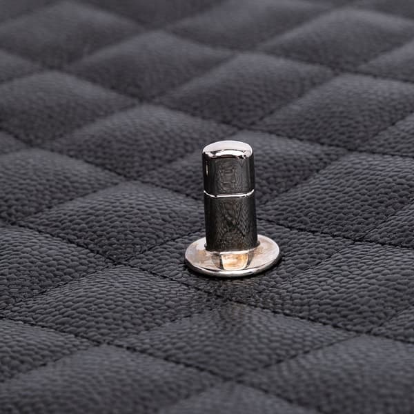 Pre-owned Chanel Jumbo Classic Caviar Double Flap Black