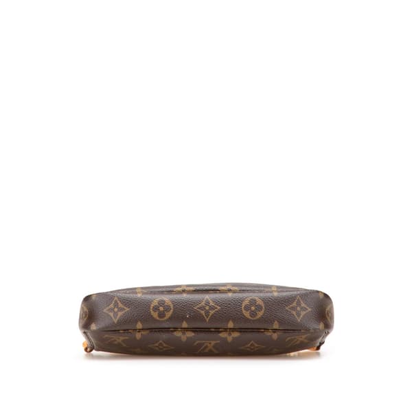 Pre-owned Louis Vuitton Monogram Pochette Accessoires Brown