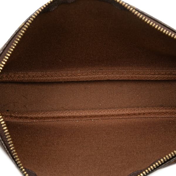 Pre-owned Louis Vuitton Monogram Pochette Accessoires Brown