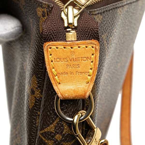 Pre-owned Louis Vuitton Monogram Pochette Accessoires Brown