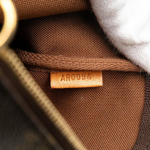 Pre-owned Louis Vuitton Monogram Pochette Accessoires Brown