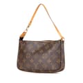Miniatyrbillede 2 af 10: Pre-owned Louis Vuitton Monogram Pochette Accessoires Brown