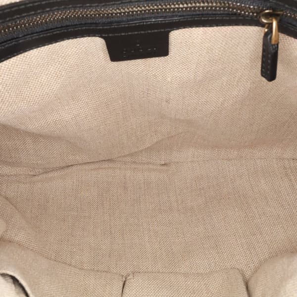 Pre-owned Gucci Nubuck 1970 Shoulder Bag Black