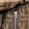 Miniatyrbilde 8 av 10: Pre-owned Fendi Mini Zucca Wool Baguette Brown