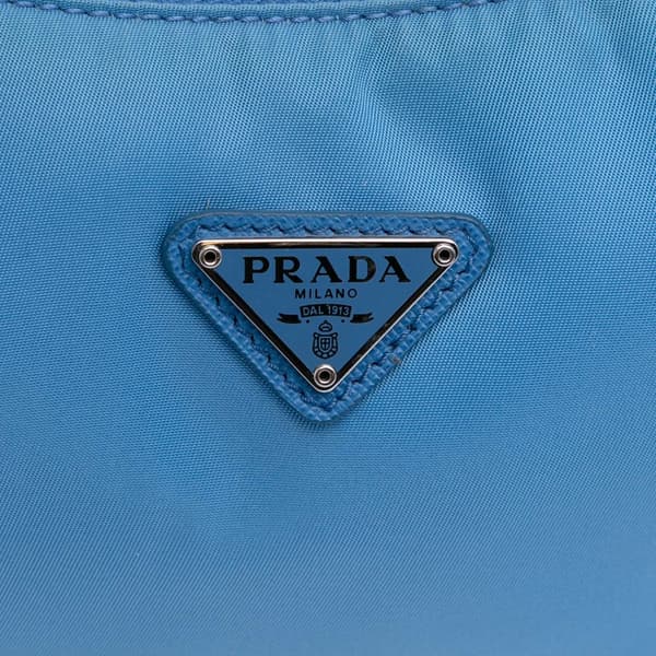 Pre-owned Prada Mini Tessuto Re Edition 2000 Shoulder Bag Blue