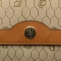 Miniatyrbilde 5 av 9: Pre-owned Dior Honeycomb Coated Canvas Chain Shoulder Bag Brown