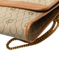 Miniatyrbilde 7 av 9: Pre-owned Dior Honeycomb Coated Canvas Chain Shoulder Bag Brown