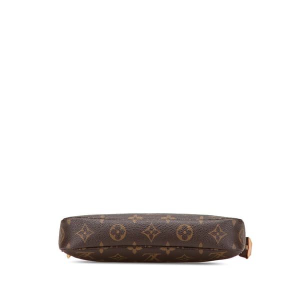 Pre-owned Louis Vuitton Monogram Pochette Accessoires Brown