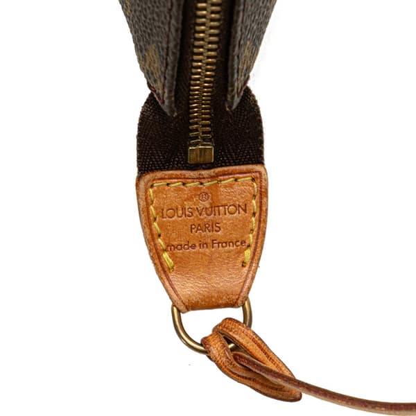 Pre-owned Louis Vuitton Monogram Pochette Accessoires Brown