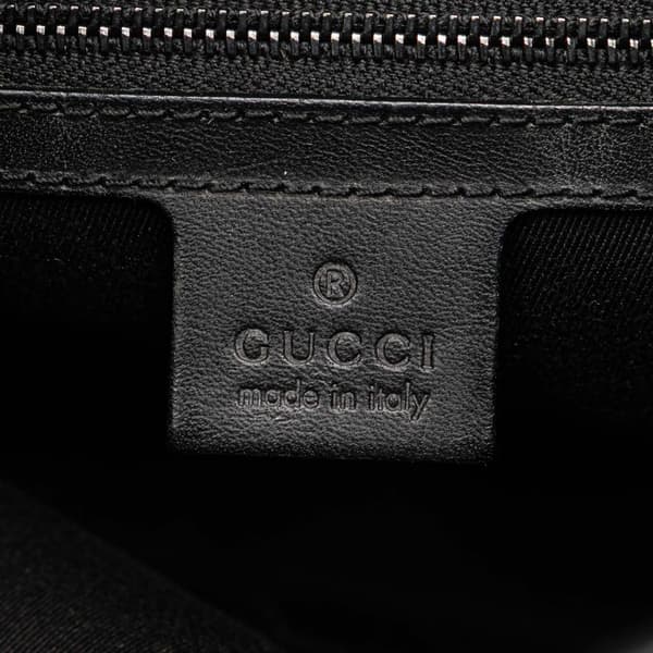 Pre-owned Gucci GG Canvas Shoulder Bag Black