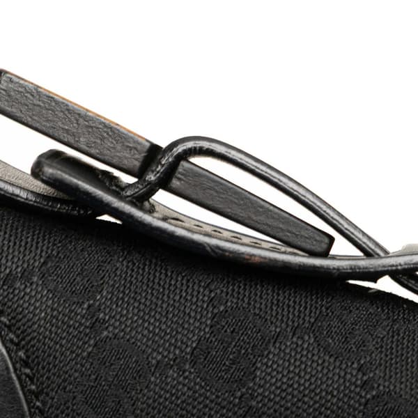 Pre-owned Gucci GG Canvas Shoulder Bag Black