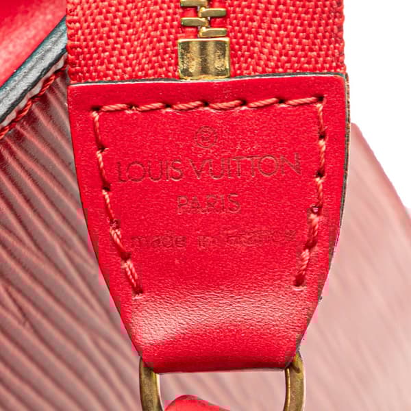Pre-owned Louis Vuitton Epi Pochette Accessoires Red