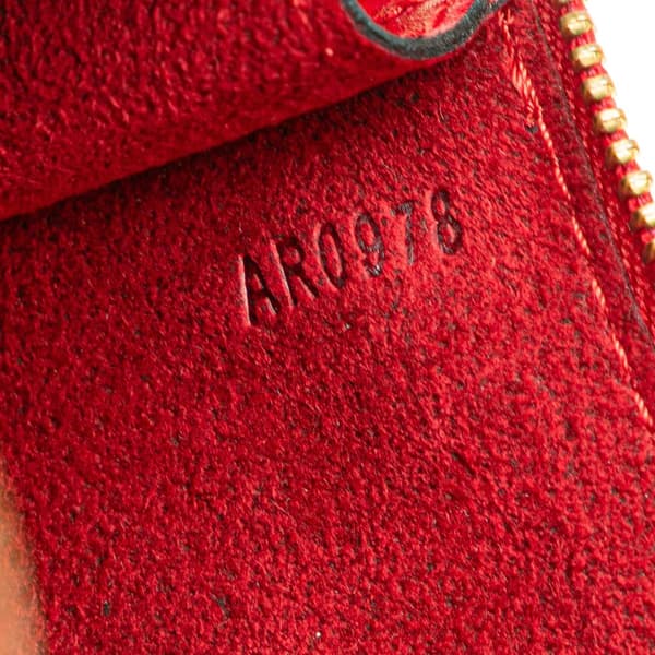 Pre-owned Louis Vuitton Epi Pochette Accessoires Red