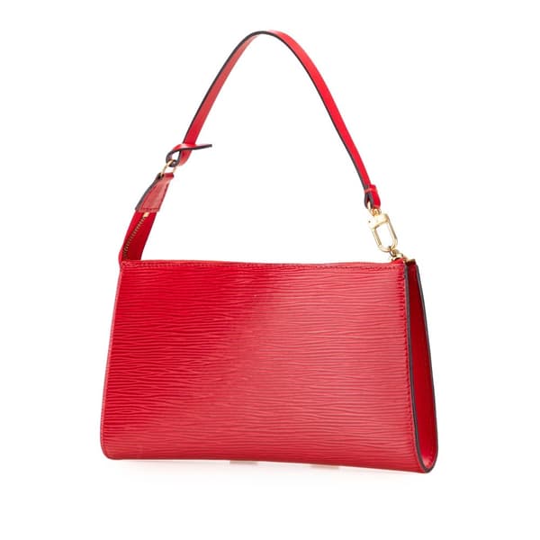 Pre-owned Louis Vuitton Epi Pochette Accessoires Red