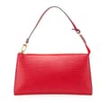 Miniatyrbillede 1 af 10: Pre-owned Louis Vuitton Epi Pochette Accessoires Red
