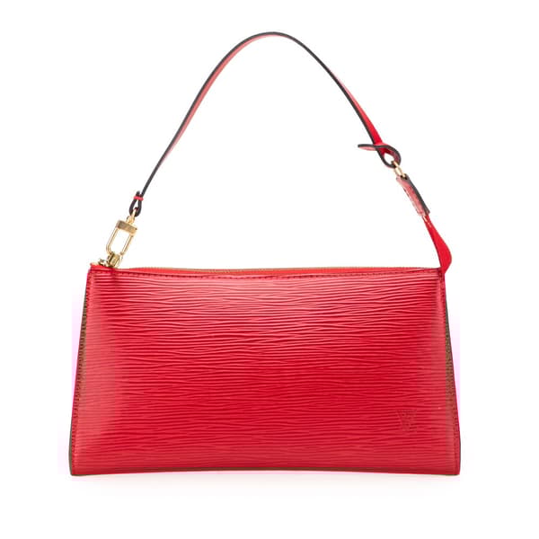 Pre-owned Louis Vuitton Epi Pochette Accessoires Red