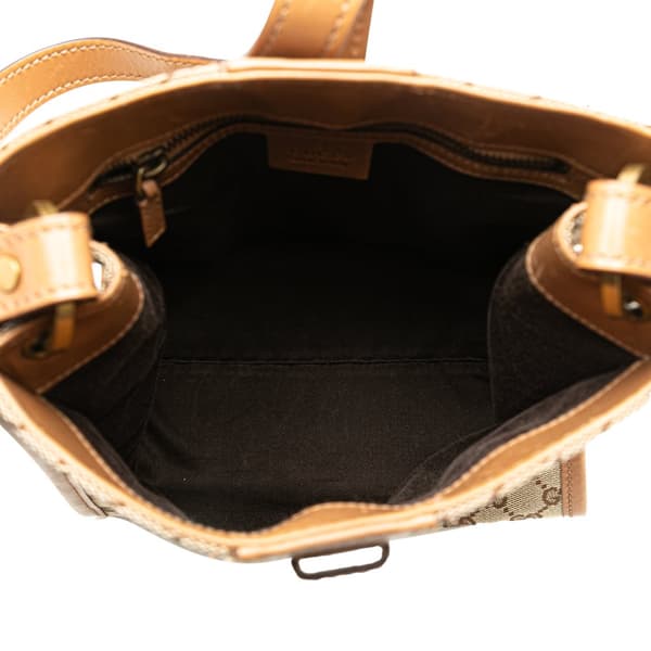 Pre-owned Gucci GG Canvas Shoulder Bag Brown