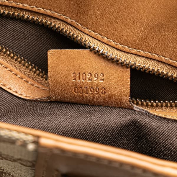 Pre-owned Gucci GG Canvas Shoulder Bag Brown