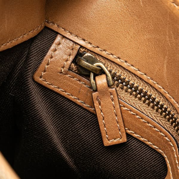 Pre-owned Gucci GG Canvas Shoulder Bag Brown
