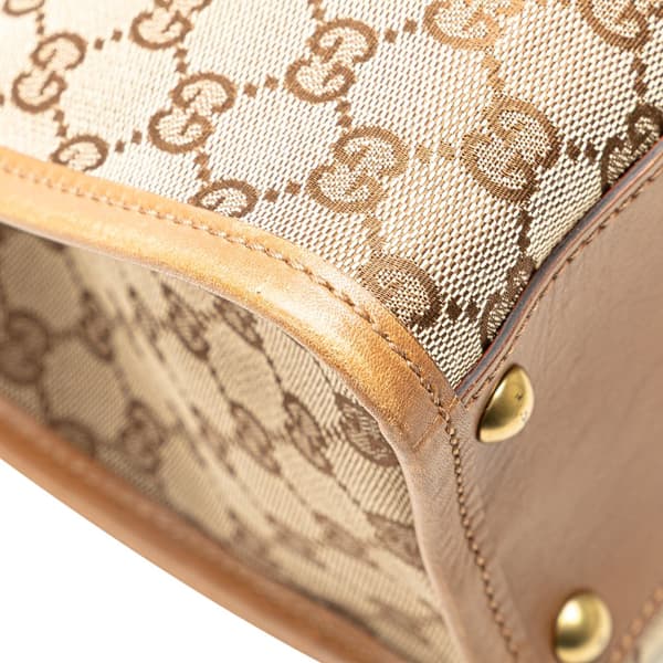 Pre-owned Gucci GG Canvas Shoulder Bag Brown
