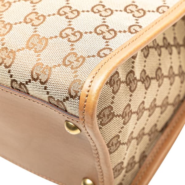 Pre-owned Gucci GG Canvas Shoulder Bag Brown