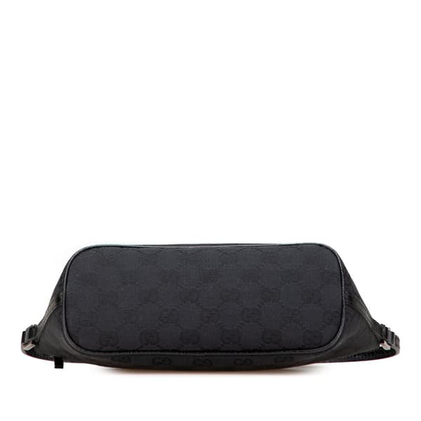 Pre-owned Gucci GG Canvas Boat Black