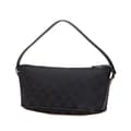 Miniatyrbild 2 av 10: Pre-owned Gucci GG Canvas Boat Black