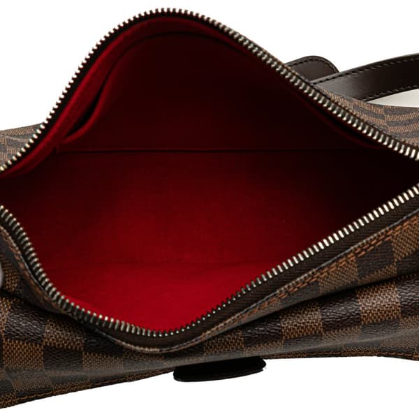 Pre-owned Louis Vuitton Damier Ebene Ravello GM Brown