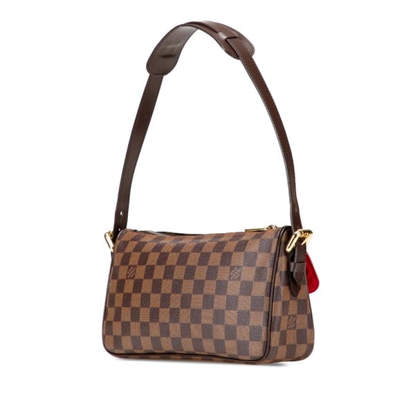 Pre-owned Louis Vuitton Damier Ebene Ravello GM Brown