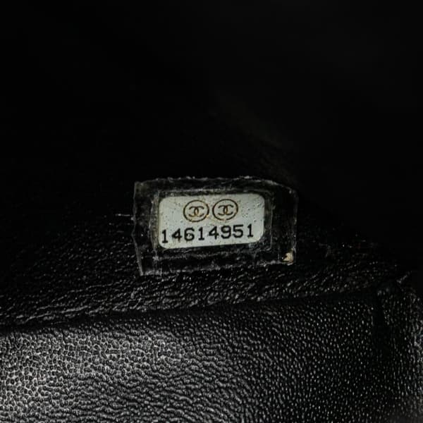 Pre-owned Chanel Jumbo Classic Caviar Double Flap Black