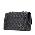Miniatyrbilde 2 av 10: Pre-owned Chanel Jumbo Classic Caviar Double Flap Black