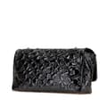 Miniatyrbillede 2 af 10: Pre-owned Chanel Jumbo Patent Lucky Symbols Flap Black
