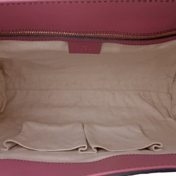 Pre-owned Gucci Large Guccissima Emily Shoulder Bag Pink