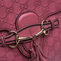 Miniatyrbild 6 av 10: Pre-owned Gucci Large Guccissima Emily Shoulder Bag Pink