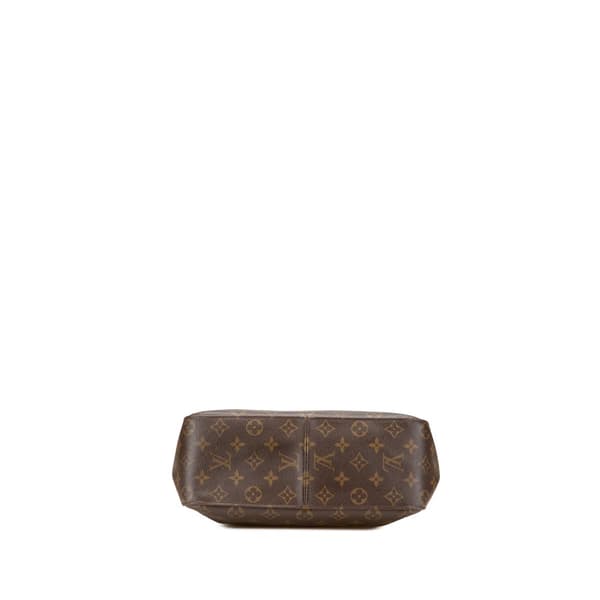 Pre-owned Louis Vuitton Monogram Looping GM Brown
