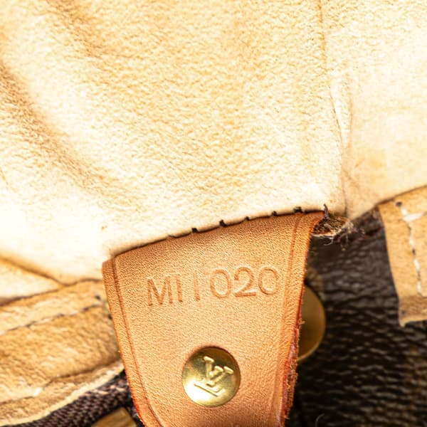 Pre-owned Louis Vuitton Monogram Looping GM Brown