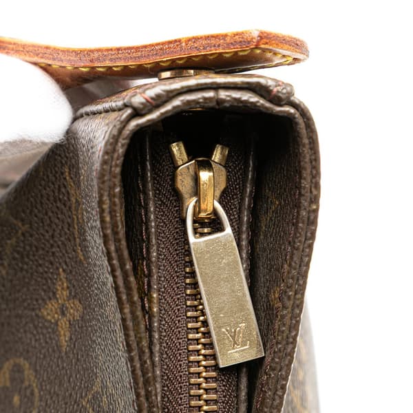 Pre-owned Louis Vuitton Monogram Looping GM Brown