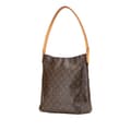 Miniatyrbild 2 av 10: Pre-owned Louis Vuitton Monogram Looping GM Brown