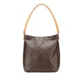Miniatyrbild 1 av 10: Pre-owned Louis Vuitton Monogram Looping GM Brown