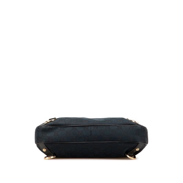 Pre-owned Gucci GG Canvas Abbey D Ring Shoulder Bag Blue
