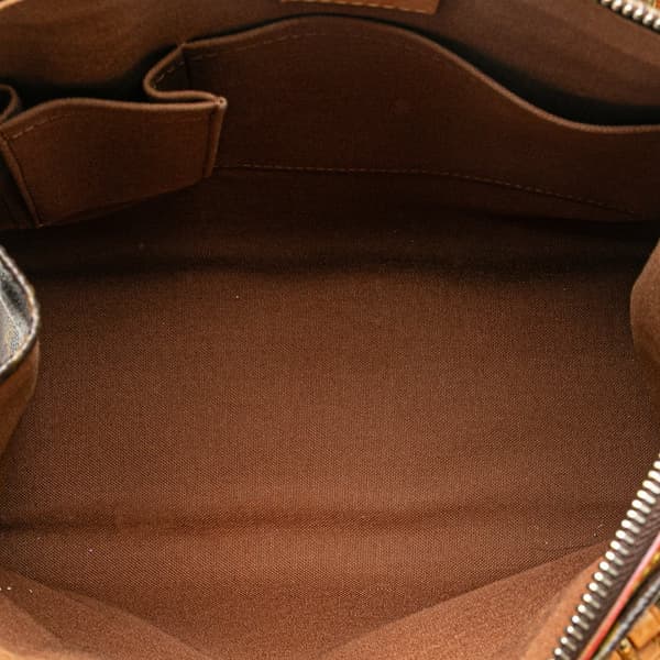 Pre-owned Louis Vuitton Monogram Popincourt Haut Brown