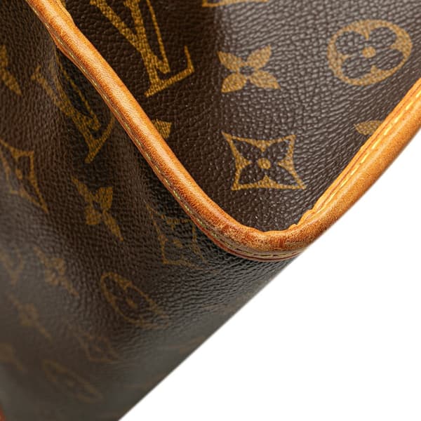Pre-owned Louis Vuitton Monogram Popincourt Haut Brown
