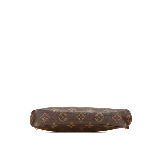 Pre-owned Louis Vuitton Monogram Pochette Accessoires Brown