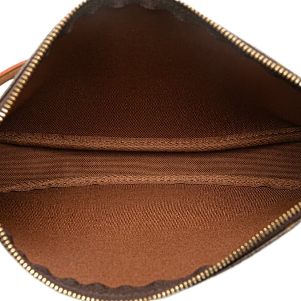 Pre-owned Louis Vuitton Monogram Pochette Accessoires Brown