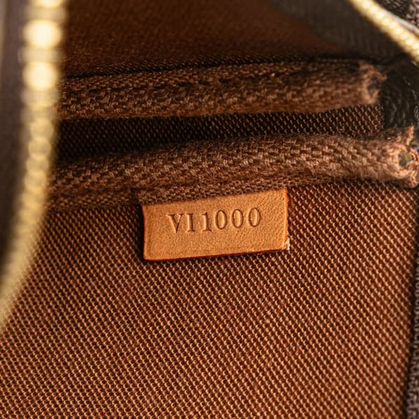 Pre-owned Louis Vuitton Monogram Pochette Accessoires Brown