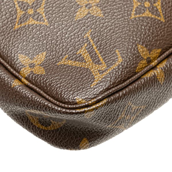 Pre-owned Louis Vuitton Monogram Pochette Accessoires Brown