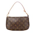 Miniatyrbild 1 av 10: Pre-owned Louis Vuitton Monogram Pochette Accessoires Brown