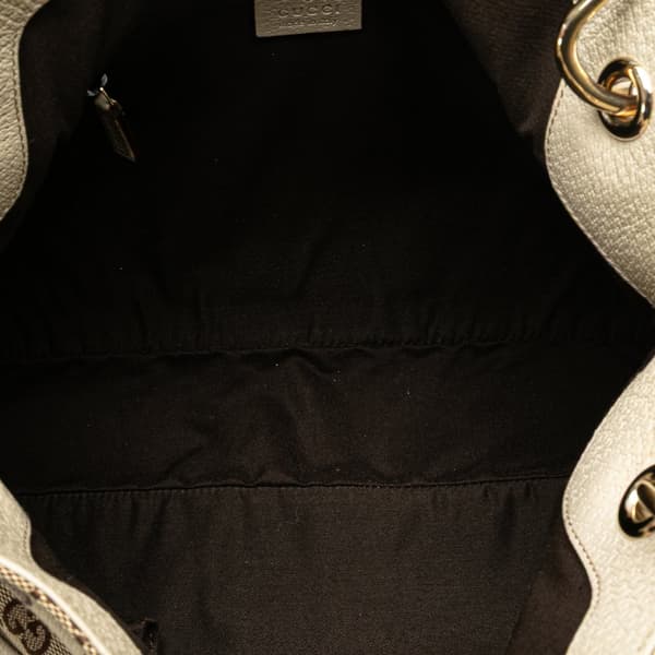 Pre-owned Gucci GG Canvas Eclipse Shoulder Bag Brown