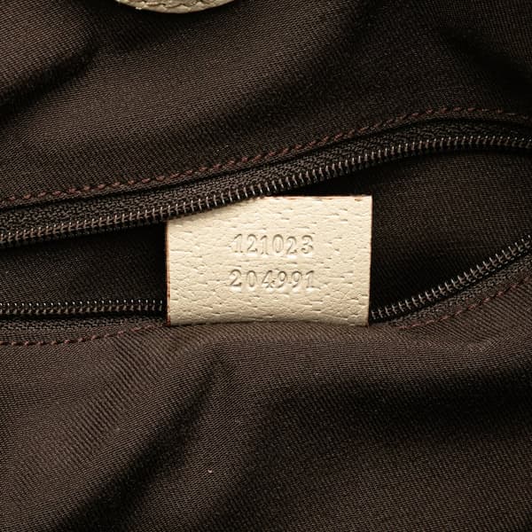 Pre-owned Gucci GG Canvas Eclipse Shoulder Bag Brown