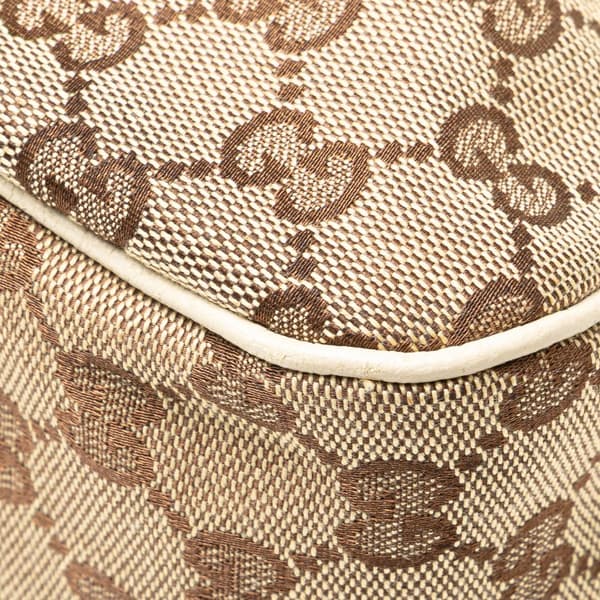 Pre-owned Gucci GG Canvas Eclipse Shoulder Bag Brown